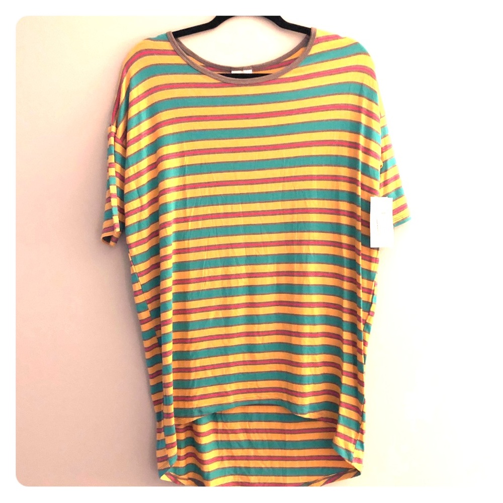 LULAROE Striped Irma XS Tunic NWT - Picture 1 of 5